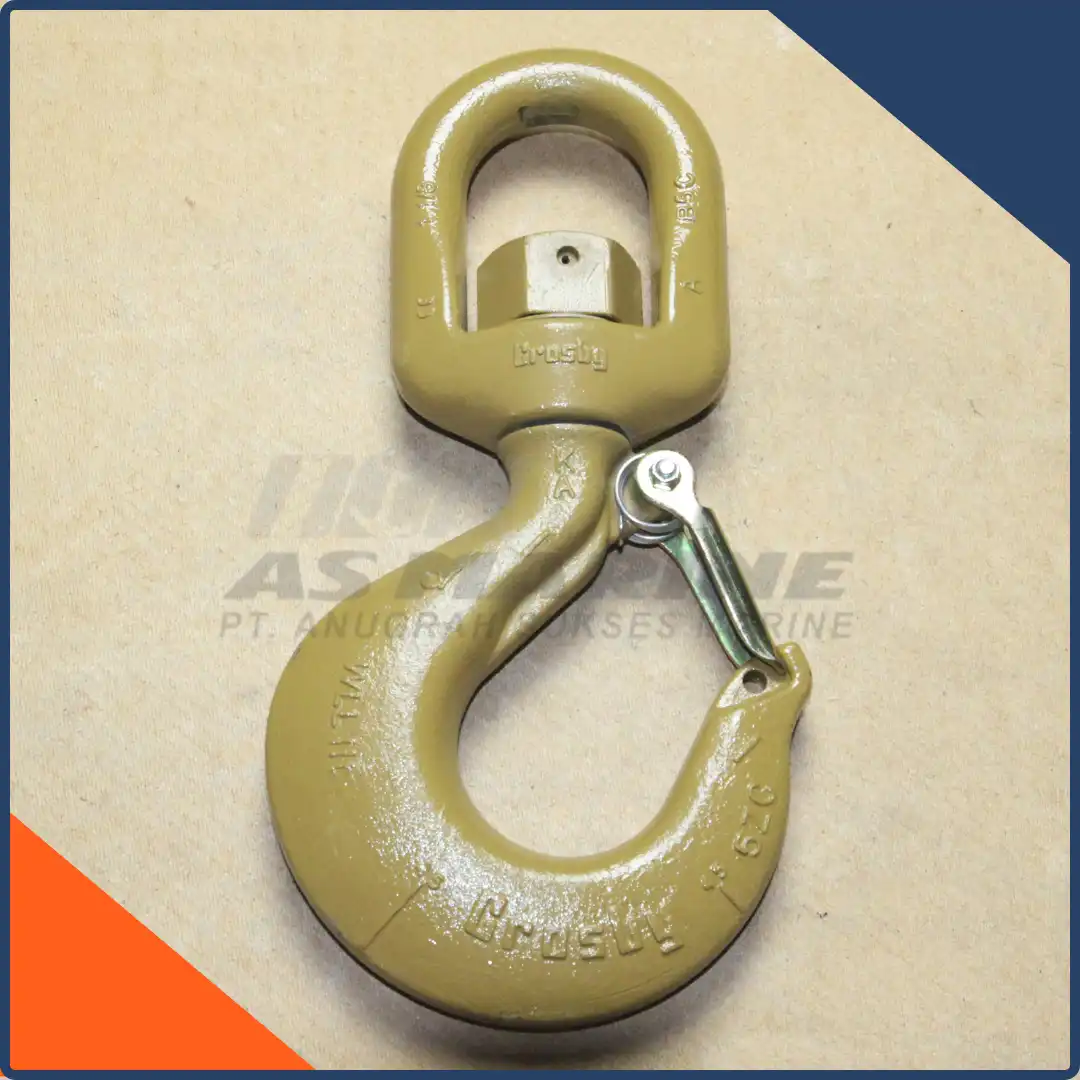 Crosby USA Swivel Hook / Kait / Gancu L322AN Alloy with Latch Kit 11 Ton